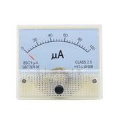 85C1-uA DC ΜA 50UA 100UA 200UA 300UA 500UA Analog Panel Pointer Type DC Ammeter 85C1-A Mechanical Meter Ammeter 1Pcs(200uA)