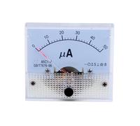 85C1-uA DC Pointer Ammeter Analog Ammete Microammeter Mechanical Current Meter Panel Meter 50uA 100uA 200uA 300uA 500uA(100uA)