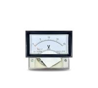 85C17 DC Voltmeter 5V 10V 15V 20V 30V 50V 100V 150V 250V 300V 500V 600V 750V Pointer Battery Volt 1Pcs(DC 30V)