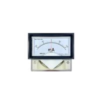 85c17 Plus or Minus milliammeter ±1ma 20ma 30ma 50ma Pointer bidirectional Ammeter 49 * 70mm(-500mA to 500mA)
