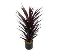 85cm Dark Red Yucca Plant Artificial