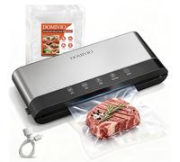 85kPa Vacuum Sealer Machine, 7 in 1 Multi-Functional Commercial Food Vacuum Sealer with LED Display for Sous Vide Cooking, Longer Seal for Dry & Moist Food Preservation with 20 Pre-cut Bags