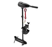 85LBS 24V Trolling Motor Electric Outboard Motor LED Power Display Electric Fishing Inflatable Boat Motor Trolling Motor Less Noise, 8 Speed Premium Electric Boat Motor