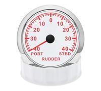 85mm 0-190ohm Rudder Angle Gauge For Boat Marine Indicator Sensor With Red LED Backlight(Orange)