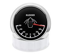 85mm 0-190ohm Rudder Angle Gauge For Boat Marine Indicator Sensor With Red LED Backlight(Purple)