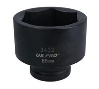 85mm 1in Drive Deep Metric Impact Impacted Socket 6 Sided Point Single Hex
