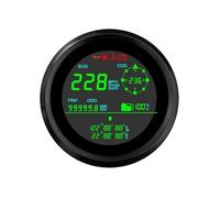85mm Digital GPS Speedometer 0-299 km/h MPH Knots Trip Odometer COG Fuel Level Gauge Voltmeter for Motorcycle