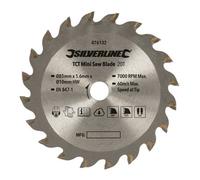 85mm Mini TCT Circular Saw Blade -20 Tungsten Carbide Teeth | 10mm Bore- Wood & Sheet Metal Cutting - Rip Cross Cutter Disc Wheel for Mini Saws & Cordless Tools
