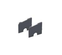 85mm Profile 22 Window & Door Sill End Caps (Pair) - Anthracite Grey