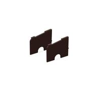 85mm Profile 22 Window & Door Sill End Caps (Pair) - Rosewood
