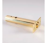 85mm Security Door Rack Bolt 57mm Fixing Centres Electro Brassed Door Latch