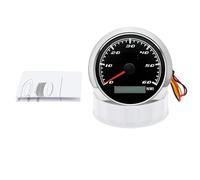 85mm Speedometer Gauge Color LED Analog Pulse Speed Meter Signal for Marine Yacht Boat Customized
