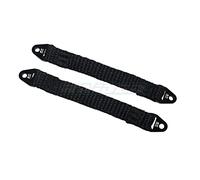 85mm Suspension Damper Travel Limit Straps for Traxxas EREVO 2.0 E-REVO REVO 3.3 Summit Slayer for Axial AX10 SCX10 EXO Wraith Yeti RC Crawler - Black 2pcs