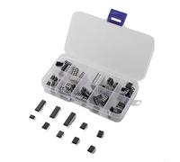 85PCS DIP Integrated Circuit Kit, 10 Types IC Chips for Timer Op Amp Audio, DIY Electronic Projects, Logic Circuit Assortment for Hobbyists Engineers
