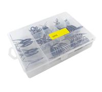85pcs Fishing Rod Guides Set, Ceramic Repair Kit for Anglers | Black Finish, High-carbon Steel and Ceramic, for Fishing Line and Rod, Reduce Tangles, Stronger Build