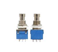 85pcs/lot 9 pin Guitar Effects Pedal Box Stomp Foot Latching 3PDT Switch True Bypass AUOQKQUT