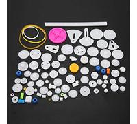 85pcs Plastic Gear Set Durable ABS Plastic DIY Scientific Model Making Toy Accessories for Robotics and Model Building