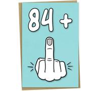 85th Birthday Card, 84 + 1, Funny Birthday Card for 85 Year Old Women or Men, A5