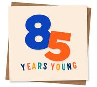 85th Birthday Card for Dad, Colourful Design