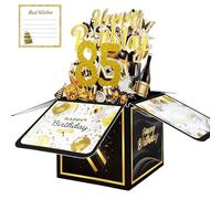 85th Birthday Card with Envelopes for Women Men, Birthday Decorations for Grandma Grandpa, Bday Gift Box for 85 Year Old, Unique Handmade Foldable Celebration 3D Cards for Mother Dad