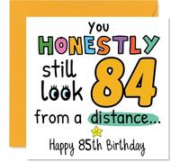 85th Birthday Cards for Women and Men, From a Distance
