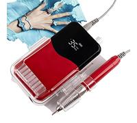 85w Electric Nail Drill Machine, 35000rpm Professional Portable Electrical Nail Drill Rechargeable Manicure Machine, Low Heat, Low Noise, Low Vibration,B2