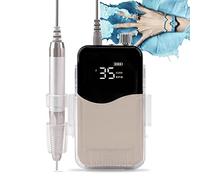 85w Electric Nail Drill Machine, 35000rpm Professional Portable Electrical Nail Drill Rechargeable Manicure Machine, Low Heat, Low Noise, Low Vibration,A4
