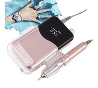 85w Electric Nail Drill Machine, 35000rpm Professional Portable Electrical Nail Drill Rechargeable Manicure Machine, Low Heat, Low Noise, Low Vibration,B3