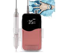 85w Electric Nail Drill Machine, 35000rpm Professional Portable Electrical Nail Drill Rechargeable Manicure Machine, Low Heat, Low Noise, Low Vibration,A5