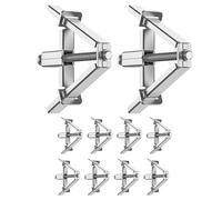 86/118 Type Universal Outlet Repairer, All-Weather Structural Integrity, 10 Pieces, Electrical Outlet Fixing Device, Wall Box Repair Tool, Metal Support For Mechanics Construction