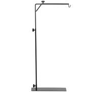 86-129Hcm Pawhut Reptile Lamp Stand, Adjustable Lamp Holder W/ Base, Hook