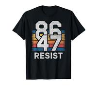 86 47 Anti Trump Impeach Remove 47 Vintage 8647 US Patriot T-Shirt