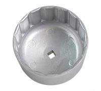 86.6mm 16-tooth Deep Oil Filter Wrench for - Plus - 3 over 8 Square Drive Steel Construction Compact 75mm Length for Tight Engine Spaces