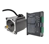 86 Step electronic starter NEMA34 4.5Nm 6.5Nm 8.5Nm 12Nm 6.0A Stepper electronic starter D14mm 2 Phase EKFBQBGW(Motor,86BYGH118-8.5Nm)