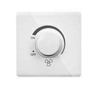 86 Type Ceiling Fan Adjustment Stepless Speed Controller Wall Switch 220V 10A