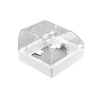 86 Type Heightened Splash Box Self-adhesive Electrical Wall Socket Switch Protection Cover Bathroom Accessories IDGTTLDF(2P)