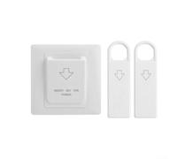 86 Type Hotel Card Power Switch, 40A 220V 50Hz-60Hz Energy Saving Card Insertion Switch With 2 Card Keys For Indoor Use