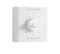 86 Type Mechanical Timer Switches Adjustable Delay Up to 120Minutes with Indicators Light for Kitchen and Bathroom Use Indicators Light Timer Switches