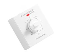 86 Type Mechanical Timer Switches Adjustable Delay Up to 120Minutes with Indicators Light for Kitchen and Bathroom Use Indicators Light Timer Switches