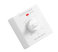 86 Type Mechanical Timer Switches Adjustable Delay Up to 120Minutes with Indicators Light for Kitchen and Bathroom Use Indicators Light Timer Switches