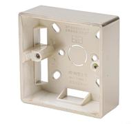 86 Type Switch and Socket Box External Mounting Junction Box for Residential and Commercial For Wall Wiring Applications (Gold)