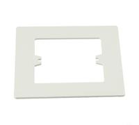 86 Type Switch Socket Wall Panel Decorative Frame Cover for Standard Wall Switch Bottom Box Mounting with PC Construction (white-type1)