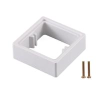 86-Type Wall Box Extender with 2 Included, 30mm height pad | 86-Type Wall Box Format, Depth-Adding Extension Structure, Defined Fitment for Electrical Installation Planning