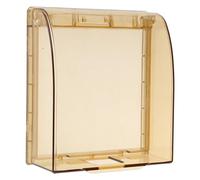 86 Type Wall Switches Cover Splashproof Box Outdoor Socket Waterproof Plastics Electrical Outlet Dustproof Splashes Guard Wall Mounted Socket Dustproof