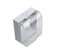 86 Type Waterproof Electrical Box Cover for Power Sockets and Wall Switches - Self-For Wall Plate Cover, ABS Material, 114 x 100 x 64 mm(Transparent)