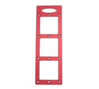 86 Type Wire Box Template, Aluminum Alloy Socket Box Slotting Template, 70x70mm Hole Opening for Electrician Use, Precision Drilling Guide for 86 Socket Bottom Boxes
