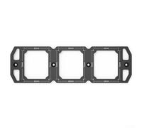 86 Type Wire Box Template Switch Socket Opening for Wooden Board Slotting with 5.7mm Aluminum Alloy Construction and 4 Positioning Holes for Precise Alignment(62x72mm)