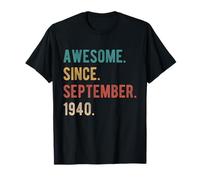 86 Years Old Awesome Since October 1940 86th Birthday T-Shirt