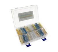 860Pcs/Box 86 Values Each 10Pcs Metal Film Resistor 1% 1W Assorted Kit 0.1 ohm~ 10M ohm Capacitor Range CZAOINCU