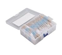 860PCS Metal Film Resistors Kit, 86 Values 0.5W 0.1RΩ to 10MΩ, Electrical Resistors Set with Thick Metal Pins, for DIY Projects, Electronic Circuits, and Telecommunic